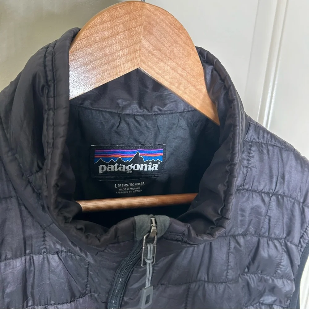 Patagonia Nano Puff Vest Color Black SuperMicro Size Large STY 84242 - Picture 5 of 16